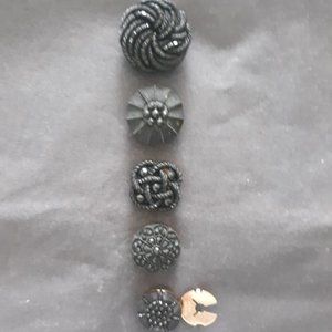 Black Button Covers - Something Different!